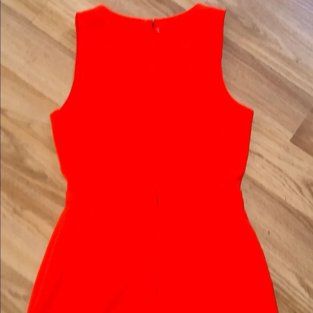 J.Crew Scalloped Wrap Sheath Dress Orange Size 00 Summer Spring